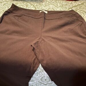 Talbots Brown Trousers Relaxed Fit Casual Wear